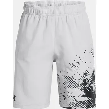 Chlapecké oblečení Chlapecké kraťasy Under Armour UA Tech Woven Graphic 1390018-011 Šedá YXL