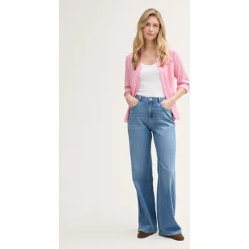Dámské džíny TOM TAILOR DÁMSKÉ ŠIROKÉ STREČOVÉ DŽÍNY - LIGHT BLUE USED 31/30