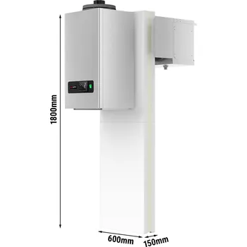 Mraznička G.Gastro Nerezový nástěnný mrazicí agregát - maximálně pro 7,5 m³