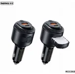 Remax Nabíječka ŁAD SAM. YATOY ŘADA S VŮNÍ 60W PD QC RCC353 1xUSB + 1xUSB-C ČERNÁ