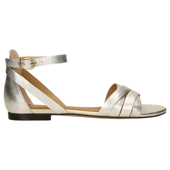 Dámské sandále Zlaté Sandály Na Ploché Podrážce Wojas 7601558 37