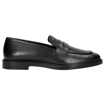 Dámské polobotky Černé Dámské Mokasíny Z Kvalitní Hladké Kůže Wojas 4625551 40