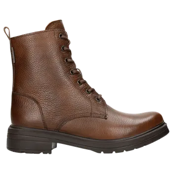 Dámská zimní obuv Hnědé Dámské Biker Boty Zateplené Přírodní Vlnou Wojas 6402752 40