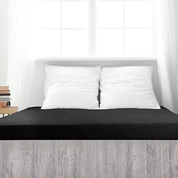 Prostěradlo 4Home froté prostěradlo Ideál černá, 180 x 200 cm