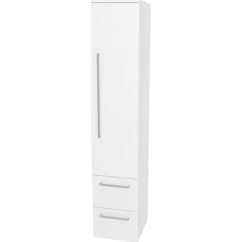 Koupelnový nábytek Mereo Mereo, Bino, koupelnová skříňka vysoká 163 cm, pravá, Multidecor, CN698BIEL