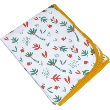 Dětská deka Bílá bavlněná dětská deka 75x75 cm Savannah – Bébé Douceur ID_1762614