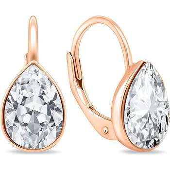 Náušnice Brilio Silver Bronzové náušnice se zirkony EA671R (Ag925/1000, 3,1 g)