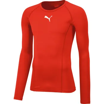 Dětské funkční triko PUMA LIGA BASELAYER TEE LS JR 655921_01 PUMA RED 176