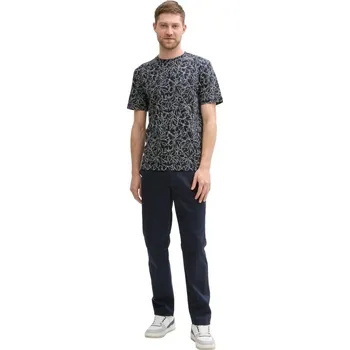 Oblečení a móda TOM TAILOR® PÁNSKÉ TRIKO KRÁTKÝ RUKÁV KVĚTINOVÝ VZOR- NAVY M