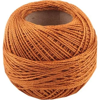 Galanterie Vyšívací příze Perlovka Niťárna Varianta: 7162 rudy, Balení: 10 ks