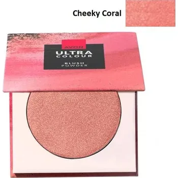 Přípravek na tvář Pudrová tvářenka Ultra - Cheeky Coral