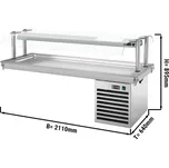 G.Gastro Vestavěná chladicí deska - 2,1 m - řada D