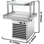G.Gastro Vestavěná chladicí deska - 0,8 m - řada D