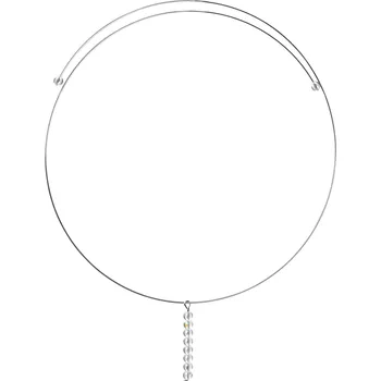 Náhrdelník Bublifuk, dámské náhrdelníky s křišťálovými korálky s duhovým polopokovem