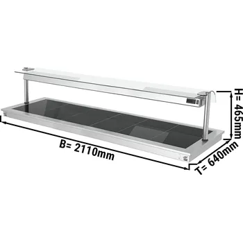 Varná deska G.Gastro Vestavná varná deska - 2,1 m - řada B