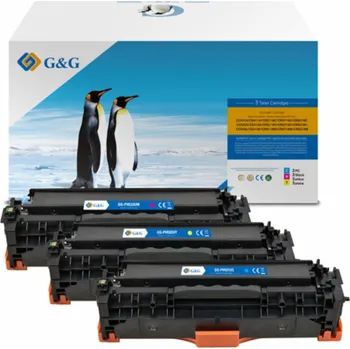 G&G Toner Kompatibilní toner G&G s HP CC531A, CE411A, CF381A, Canon CRG118, CRG718, C, NT-PH531UC, HP 304A, azurová, 2800 s