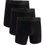 Pánské boxerky Under Armour Perf Tech Solid 6in 3Pack Black L