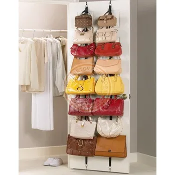 Závěsný organizér na kabelky, psaníčka a tašky