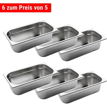 Dóza na potraviny G.Gastro Nerezová GN nádoba 1/3 - hloubka: 100 mm