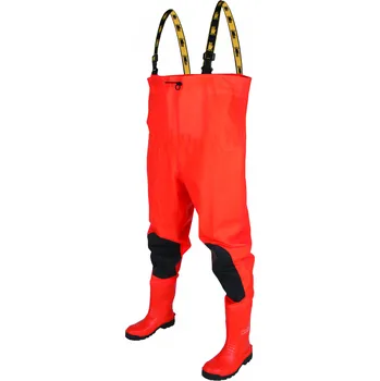Pracovní obuv Ardon Bezpečnostní holínky ARDON®CHEST WADERS Max S5 Fluo orange Velikost: 41