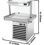 G.Gastro Vestavěná chladicí deska - 0,8 m - řada C