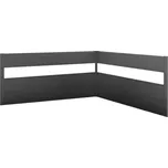 Zástěna pro vyvýšený záhon Biohort Belvedere L200 vč. akrylátové vsadky tmavě šedá 2 ks