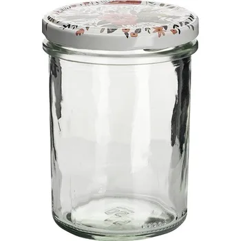 Zavařovací sklenice Gastro Zavařovací sklenice Letní kvítí, sada 6 ks, čirá, s víčkem, objem 0,230 l