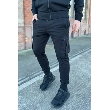 Pánské tepláky BOSS Orange Seteam 50542917 černé Velikost: XL