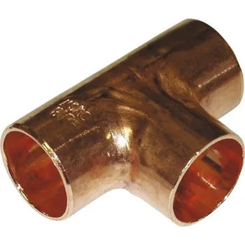Fitinka T kus 5130 18 mm, měď
