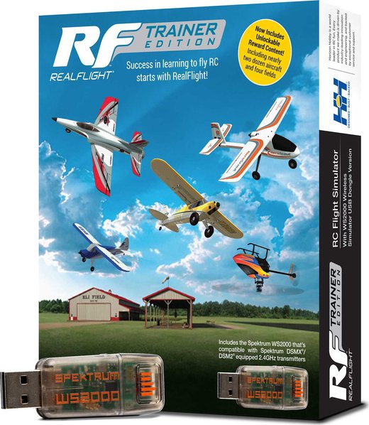 RealFlight Trainer Edition PC krabicová verze + bezdrátové USB rozhraní ...