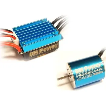 RC náhradní díl Střídavý elektromotor 2430 7200kv+25A pro RC auta Combo BH Power