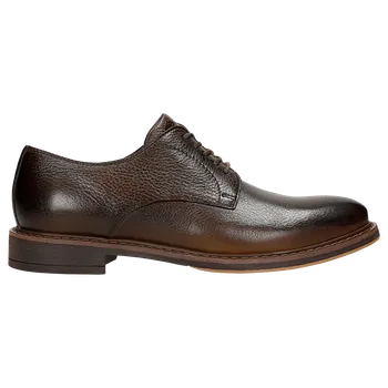 Pánské polobotky Elegantní Hnědé Pánské Kožené Polobotky Wojas 1022653 45