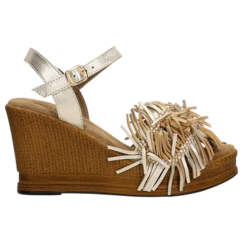 Dámské sandále Zlaté Sandály Na Vysokém Podpatku Wojas 7618458 39