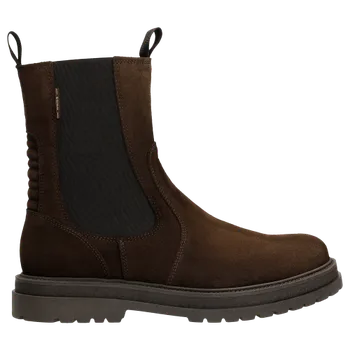 Pánské polobotky Vysoké Hnědé Pánské Kotníkové Boty Z Velurové Kůže Wojas 2002162 40