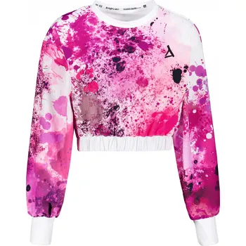 Dámská mikina Dámská funkční cropped mikina premium ALTISPORT VOJ/ALW055MI08 RŮŽOVÁ L
