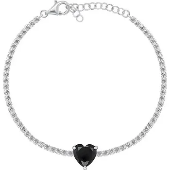 Náramek Brilio Silver Stříbrný tenisový náramek s kubickými zirkony BRC142WBC (Ag925/1000, 4,24 g)