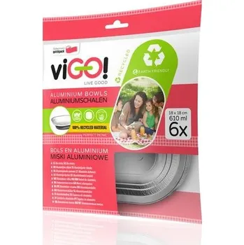 ALU miska VIGO! 6ks 18cm