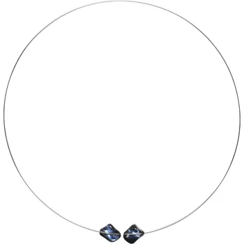 Náhrdelník Laura, pánské náhrdelníky s modro šedými tvarovanými korálky