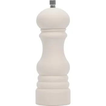 Kuchyňský mlýnek Mlýnek na pepř, plastový, Ø 6 x 17,5 cm, béžový
