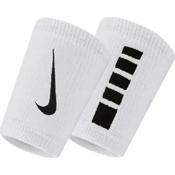 Potítko Potítko Nike Elite Double-Wide Wristbands 2P Bílý