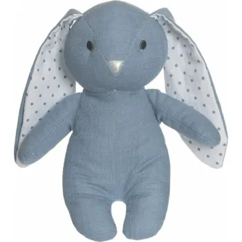 plyšák Teddykompaniet Plyšový králíček Elina, modrý 20 cm