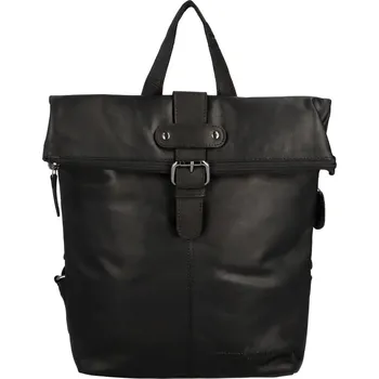 Městský batoh Luxusní kožený batoh Esma Johana, černá