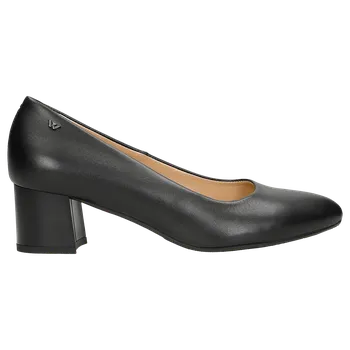 Dámské lodičky Dámské Černé Lodičky Z Hladké Kůže Wojas 3512151 42