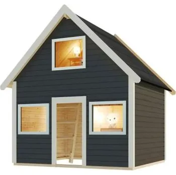 Hra na zahradu dětský domeček KARIBU KALLE (44578) terragrau LG4495