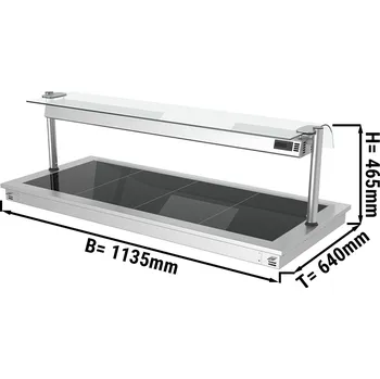 Varná deska G.Gastro Vestavná varná deska - 1,5 m - řada B
