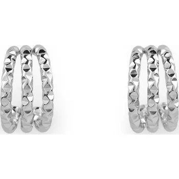 Náušnice Náušice z nerezové oceli kroužky Varianta: 1 stříbrná, Balení: 1 pár