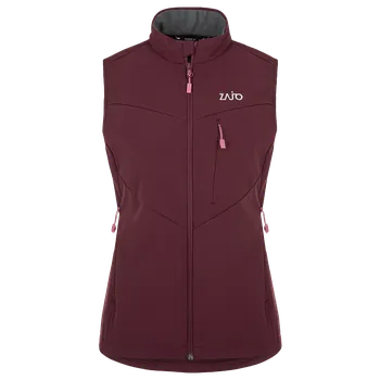 Dámská vesta Zajo Dakota W Vest Lehká softshellová vesta, která odolá nepříjemnému větru - Dakota W Vest dámské Fialová XS