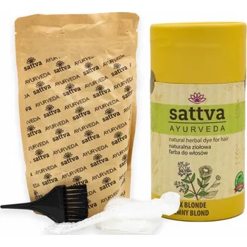 Barva na vlasy SATTVA Henna Tmavá Blond, 150 g