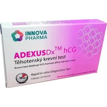 Diagnostický test Innova Pharma ADEXUSDx hCG těhotenský krevní test