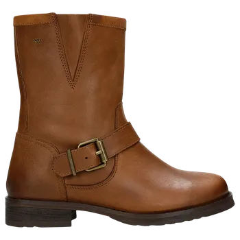 Dámské polobotky Světle Hnědé Kotníkové Boty Na Zip S Ozdobnou Přezkou Wojas 5528153 40